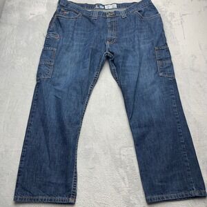 LAPCO FR Mens 44x30 Blue Denim Carpenter Jeans Flame Resistant Workwear